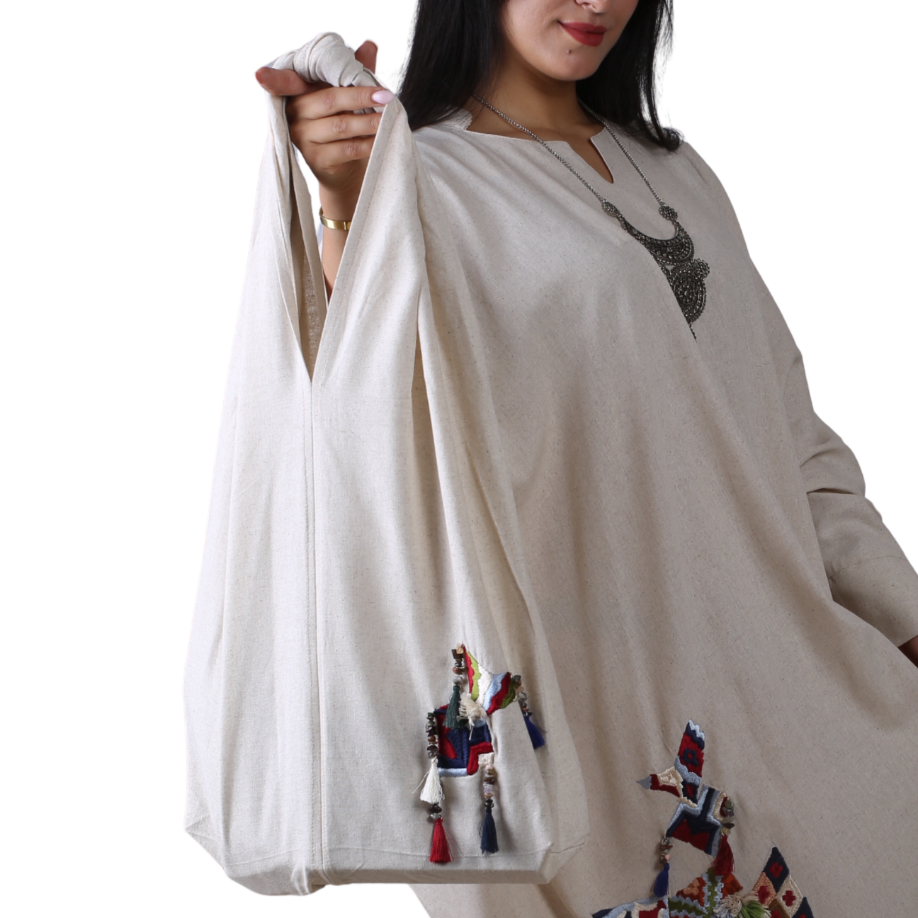 Ensemble ASALA ELEGANCE en lin naturel