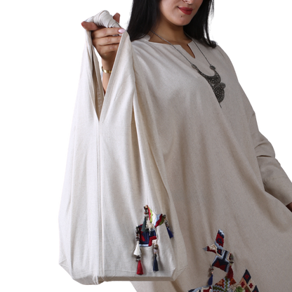 Ensemble ASALA ELEGANCE en lin naturel