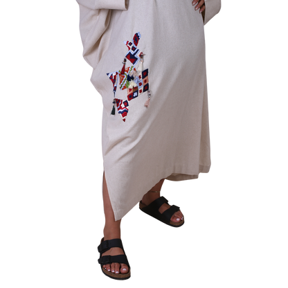 Ensemble ASALA ELEGANCE en lin naturel